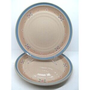 Noritake Arizona Aztec Design 10 1/4" Dinner Plates Set Of 2